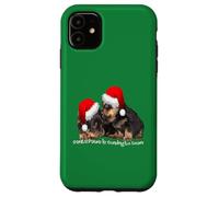 Santa Paws Arrive en Ville, Le Mignon Noël de Rottweiler Coque pour iPhone 11