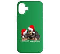 Santa Paws Arrive en Ville, Le Mignon Noël de Rottweiler Coque pour iPhone 16 Plus