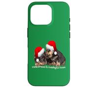 Santa Paws Arrive en Ville, Le Mignon Noël de Rottweiler Coque pour iPhone 16 Pro