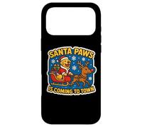 Santa Paws is Coming to Town Christmas Golden Retriever Chien Coque pour iPhone 17 Pro Max