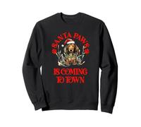 Santa Paws is Coming to Town with Christmas Teckel Sweatshirt