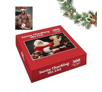 Santa Puzzle - Funny Christmas Prank Game, Interactive Holiday Puzzle Set, Group Entertainment Activity, Brain Teasing Board Challenge for Women Men Family Gatherings Winter Nights