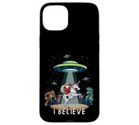Santa Riding Unicorn Bigfoot Dino UFO Christmas Kids Boys Coque pour iPhone 15 Plus