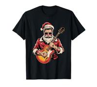 Santa Rock'n'Roll Rockabilly Guitare Père Noël Musicien T-Shirt