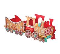 Santa’s Gift Train - Deliver Holiday Cheer in Style, Christmas Presents Train, DIY Santa Express Trains Gift Box for Gifts Candy Stocking Stuffers, Holiday Christmas Decorations (A)