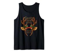 Santa Saw Your Browser History Funny Christmas Tee Débardeur
