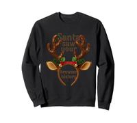 Santa Saw Your Browser History Funny Christmas Tee Sweatshirt