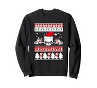 Santa Skull Trucker Xmas Funny Ugly Christmas Sweater Sweatshirt