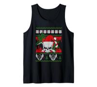 Santa Skull Welder Funny Ugly Christmas Xmas Débardeur