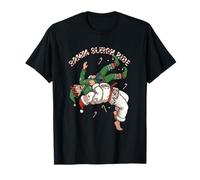 Santa Sleigh Ride - Jeté de Noël Jiu Jitsu brésilien T-Shirt