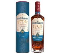 Santa Teresa 1796 Triple Aged Solera Rum, 40 % vol., 70 cl / 700 ml, Rhum ambré vénézuélien d’exception, issu d’un domaine unique et affiné dans des fûts de chêne