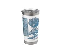 Santa Teresa, Costa Rica Surf Vintage Gobelet isotherme en acier inoxydable double paroi