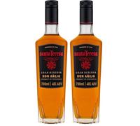 Santa Teresa Gran Reserva, Rhum ambré - ron anejo, 70cl, 40% (Lot de 2)