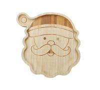 Santa Tray - Christmas Wood Charcuterie Board, Holiday Serving Plate | Remarkable Festive Design, Premium Wood Material, Ideal for Cheese Meats Crackers Bread Appetizers Fruits Seafood