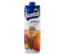 Santal - Jus de pêche, avec variété de nectarine - 1000 ml