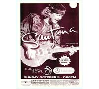 Santana at Hollywood Bowl LA 1999 Poster 30 x 40 cm