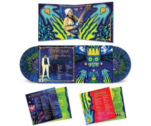Santana - Blessings And Miracles - Exclusive Limited Edition Yellow & Blue Splatter Colored Vinyl 2LP