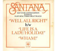 SANTANA - WELL ALL RIGHT 12 INCH (12 " VINYL) UK CBS 1978