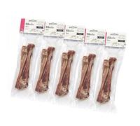 Santaniello Lot de 10 mini os de jambon noble fibula (5 paquets de 2 os) - Friandise de qualité supérieure pour chiens de 14 à 18 cm, emballés sous vide