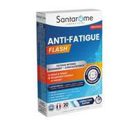 SANTAROME Anti-Fatigue Flash - Enrichi avec 9 Acides Aminés - 20 Comprimés | Complexe breveté Asthécomplex - Action rapide en 15 minutes - Aide à réduire la fatigue - Comprimé à avaler - Fait en France