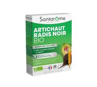Santarome Ampoules buvables Artichaut et Radis noir bio 20 x 10 ml