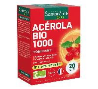 Santarome Bio Acérola Bio 1000 Vitamine C naturelle 20 comprimés à croquer