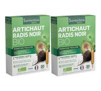 Santarome Bio Artichaut et Radis noir bio Ampoule(S) Buvable(S) 2x20x10 ml