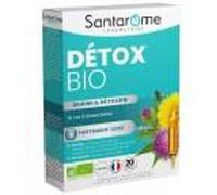Santarome Complément alimentaire Détox Bio – Ampoules buvables 20 x 10 ml