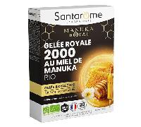 Santarome Bio – Gelée royale 2000 Miel de Manuka Bio – 20 ampoules