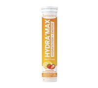 Santarome Bio - Hydra'max - Booster d'hydration et d'énergie - Optimise l'hydratation - Riche en électrolytes - Goût Citron Fraise - 20 pastilles effervescentes - France