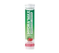 Santarome Bio - Hydra'max - Booster d'hydration et d'énergie - Optimise l'hydratation - Riche en électrolytes - Goût Pastèque - 20 pastilles effervescentes - France