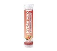 Santarome Bio - Hydra'max - Booster d'hydration et d'énergie - Optimise l'hydratation - Riche en électrolytes - Goût Thé Pêche - 20 pastilles effervescentes - France