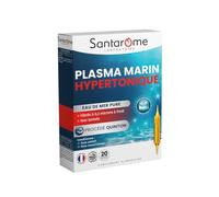Santarome Bio - PLASMA MARIN HYPERTONIQUE PROCÉDÉ QUINTON - Vitalité, Énergie, Tonus, Minéraux Marins - Complément Alimentaire Naturel - 20 Ampoules