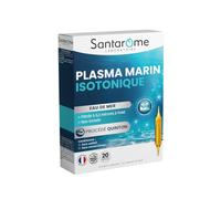 Santarome Bio - PLASMA MARIN ISOTONIQUE PROCÉDÉ QUINTON - Énergie, Vitalité, Hydratation, Minéraux Naturels - Complément Alimentaire - 20 Ampoules