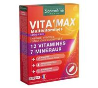 Santarome Bio Vita'max Multivitamines Sénior Energie & Vitalité 30 Comprimés