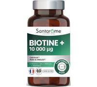 Santarome Biotine 10000µg Cheveux Peau & Ongles 60 Gélules