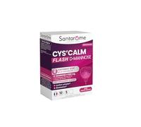 Santarome – Complément alimentaire Cys'Calm Flash D‑Mannose Canneberge, Queue de cerise 15 comprimés