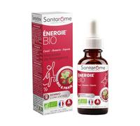 Santarome - Énergie Bio - Macérat de Bourgeons Frais - Cassis, Romarin, Séquoia - Gemmo Concentrée - Complément Alimentaire Bio - Fatigue intense, manque d'énergie - 30 ml - Fabriqué en France