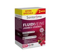 Santarome Fluidiveine Circulation Jambes Légères Triples Action Offre Spéciale 2 Mois 60 Comprimés