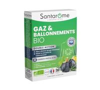 Parapharmacie > Compléments alimentaires > Compléments Alimentaires Digestion et Transit Santarome Gaz Ballonnements Bio Gélules x 30