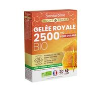 Santarome Ruche Royale Gelée Royale 2500 MG Bio Immunité 20 ampoules
