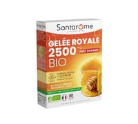Santarome Ruche Royale Gelée Royale 2500 MG Bio Immunité 20 ampoules