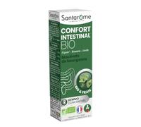 SANTAROME Gemmo Confort Intestinal Bio - Bien-être Digestif - Flacon 30 ml | Trio de bourgeons : Figuier, Romarin, Airelle - Bio, frais & cueillis à la main en France - 25 gouttes par jour - France