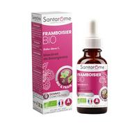 SANTAROME Gemmo Framboisier Bio - Équilibre Féminin - 30 ml - France | Bourgeon de Framboisier bio, frais & cueilli à la main en France - Bien-être féminin - 15 gouttes/jour pures ou diluées