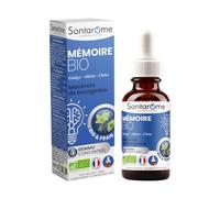 Santarome Bio - Complément alimentaire - Complexe Mémoire 3 bourgeons C13 - Gouttes 30 ml