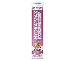 Santarome - Hydra'max Solution d'hydration - Fruit de la passion - 20 comprimés