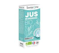 Santarome - Jus de Bouleau | Complément Alimentaire Détox et Elimination | Draine & Détoxifie - Légèreté & Bien-Etre - Bourgeons de Bouleau, Frêne, Cassis | 200 ml | Made In France | Végan