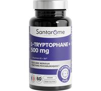 Santarome L-Tryptophane 500 mg Fonctions nerveuses 60 gélules 1 à 2 mois