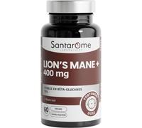 Santarôme Lion's Mane 400mg Concentration & Mémoire 60 Gélules