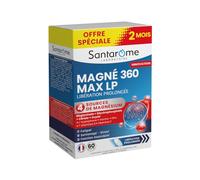 SANTAROME Magnésium 360 mg 4 Sources LP + Taurine - Fatigue - 60 Comprimés